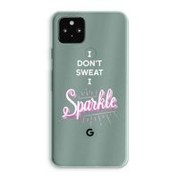 Sparkle quote: Google Pixel 5a 5G Transparant Hoesje