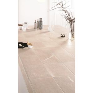 Fap Ceramiche wand- en vloertegel - 20x20cm - 9mm - Vierkant - Natuursteen look - Wit mat SW0731200-1