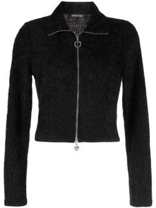 tout a coup cardigan cœur - Noir