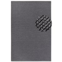 Wollen Vloerkleed Charles - Zwart maat: 230x160cm - materiaal: Polyester - Dekbed-Discounter.nl