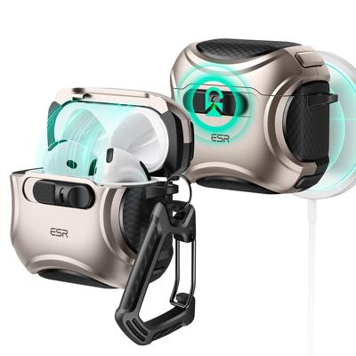 AirPods 4 Cyber FlickLock Case (HaloLock) - Desert Titanium