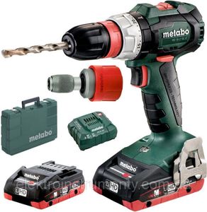 Metabo BS 18 LT BL Q ACCU-BOORSCHROEFMACHINE 18V 2X4AH LIHD in KUNSTSTOF KOFFER | 602334800 - 602334800