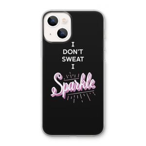 Sparkle quote: iPhone 13 mini Transparant Hoesje