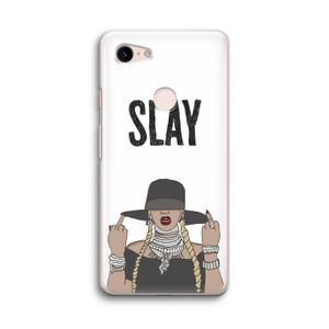 Slay All Day: Google Pixel 3 Transparant Hoesje