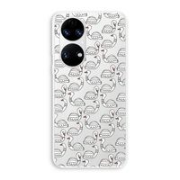 Zwanen: Huawei P50 Transparant Hoesje