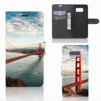 Samsung Galaxy S8 Plus | Flip Cover | Golden Gate Bridge