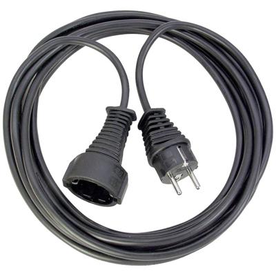 Brennenstuhl 1165440 Stroom Verlengkabel Zwart 5.00 m