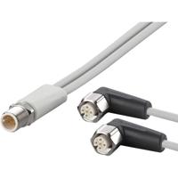 ifm Electronic EVF337 Verbindingskabel Aantal polen (sensoren): 4, 5 Stekker, recht, Bus, haaks 5 m 1 stuk(s)