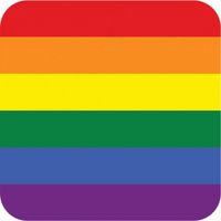 50x Regenboog thema bierviltjes - Bierfiltjes