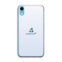 MSN: iPhone XR Transparant Hoesje MSN: iPhone XR Transparant Hoesje
