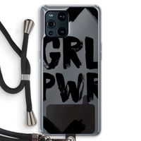 Girl Power #2: Oppo Find X3 Transparant Hoesje met koord
