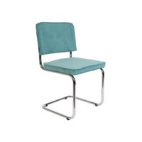 Zuiver Ridge Rib eetkamerstoel Blue