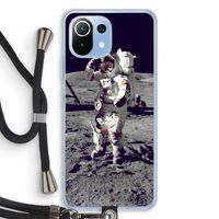Spaceman: Xiaomi Mi 11 Lite Transparant Hoesje met koord