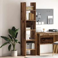 Boekenkast Oud hout 40 x 35 x 180 cm Bewerkt hout