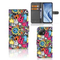 Xiaomi 11 Lite 5G NE | Mi 11 Lite | Wallet Case | met Pasjes | Punk Rock
