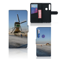 Motorola One Action Flip Cover Schaatsers