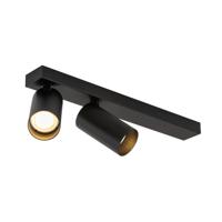 SLV 2-lichts opbouwspotKami Double zwart - 1007733