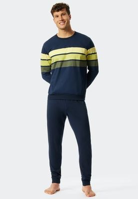Schiesser Schiesser Pyjama lang lime green 176817 52/L