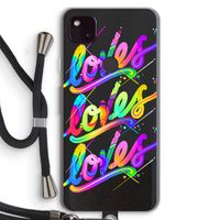 Loves: Pixel 4a 5G Transparant Hoesje met koord
