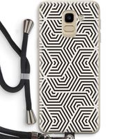 Magic pattern: Samsung Galaxy J6 (2018) Transparant Hoesje met koord