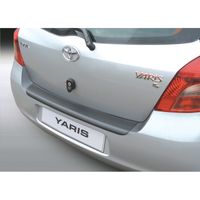 Bumper beschermer passend voor Toyota Yaris II 2006-2009 Zwart GRRBP266