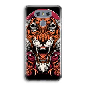 Tiger and Rattlesnakes: LG G6 Transparant Hoesje