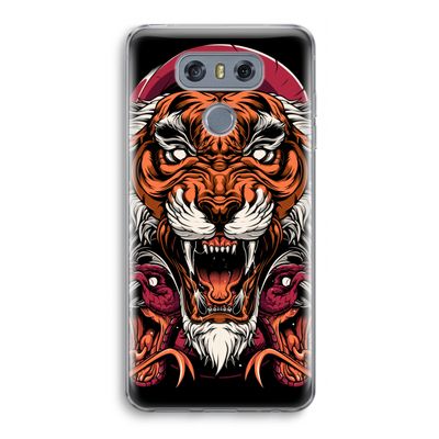 Tiger and Rattlesnakes: LG G6 Transparant Hoesje