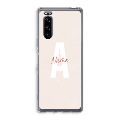 Strawberry Milkshake: Sony Xperia 5 Transparant Hoesje