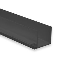 Gipsplaat profiel plafondstrip licht TBP1 zwart 8102056 200cm prijs p/m