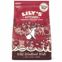 Lily&apos;s Kitchen Adult Wild Woodland Walk met eend, zalm en hert hondenvoer 2 x 12 kg - thumbnail