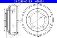 ATE Remtrommel 24.0225-4016.1 - thumbnail