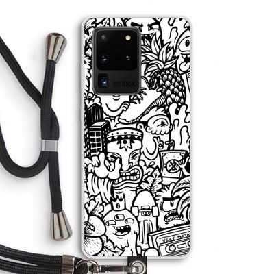 Vexx Mixtape #2: Samsung Galaxy S20 Ultra Transparant Hoesje met koord