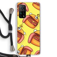 Hamburger: Xiaomi Mi 10T 5G Transparant Hoesje met koord Hamburger: Xiaomi Mi 10T 5G Transparant Hoesje met koord