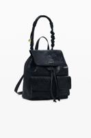 Kleine rugzak met borduursels - BLACK - U