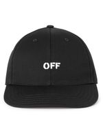 Off-White casquette Drill à logo brodé - Noir