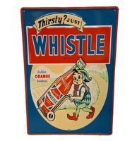 Whistle Drinks Stalen Bord Met Relief - 50 x 35cm
