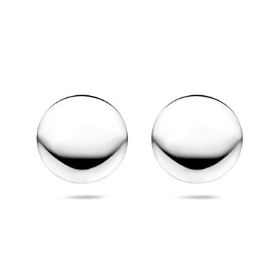 Gerhodineerd 925 zilveren oorknoppen - 23,5mm