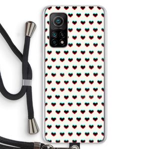 Hartjes: Xiaomi Mi 10T 5G Transparant Hoesje met koord