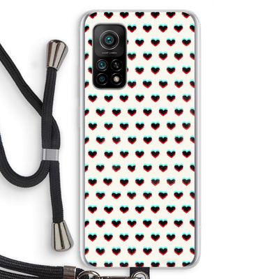 Hartjes: Xiaomi Mi 10T 5G Transparant Hoesje met koord
