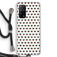 Hartjes: Xiaomi Mi 10T 5G Transparant Hoesje met koord