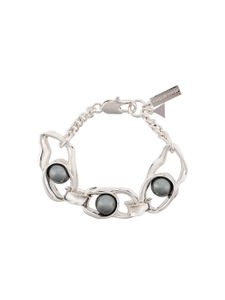 Coup De Coeur bracelet de perles - Argent