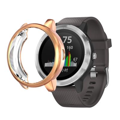 Voor Garmin VivoActive 3 TPU beschermhoes (rosé goud)
