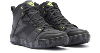 DAINESE Suburb D-Wp, Motorschoenen, Zwart-Camo-Geel