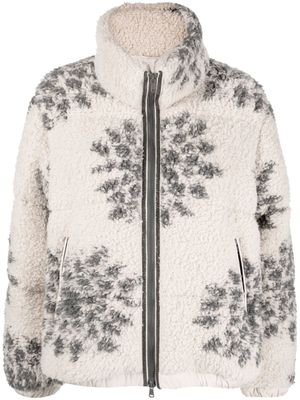Brunello Cucinelli veste matelassée à design bicolore - Tons neutres
