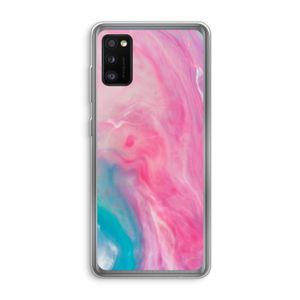 Roze explosie: Samsung Galaxy A41 Transparant Hoesje