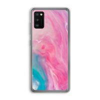 Roze explosie: Samsung Galaxy A41 Transparant Hoesje