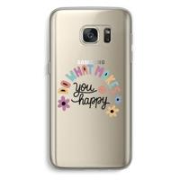 Happy days: Samsung Galaxy S7 Transparant Hoesje