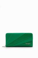 Portemonnee getextureerde patch L - GREEN - U