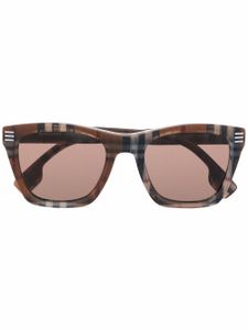 Burberry Eyewear lunettes de soleil à monture carrée - Marron