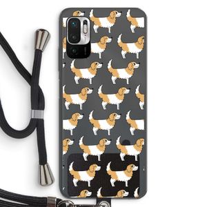 Doggy: Xiaomi Redmi Note 10 5G Transparant Hoesje met koord